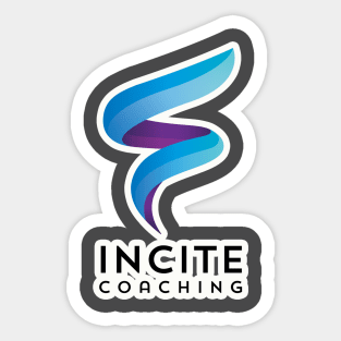 Incite Coaching Vertical Logo - Glow Sticker